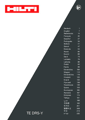 Akumulatorski rotacijski čekići SDS Hilti TE 50-22