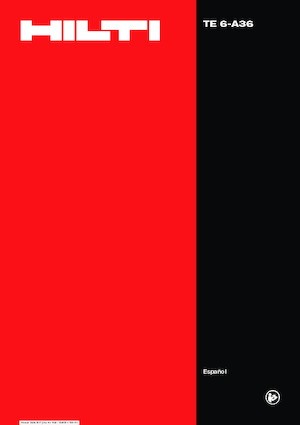 Akumulatorski rotacijski čekići SDS Hilti TE 6-A36 