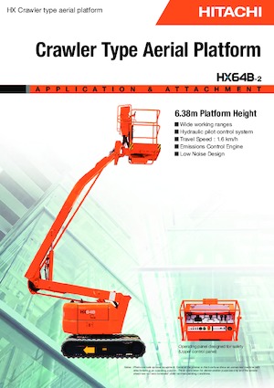 Zglobna podizna platforma na gusjenicama Hitachi HX 64 B 2