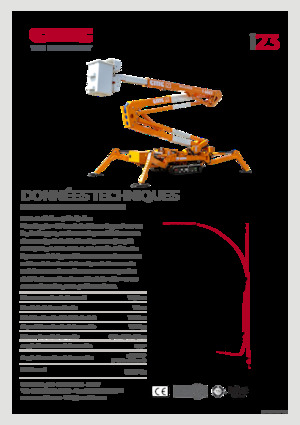 Zglobna podizna platforma na gusjenicama CMC i23