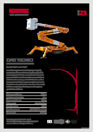 Zglobna podizna platforma na gusjenicama CMC i23