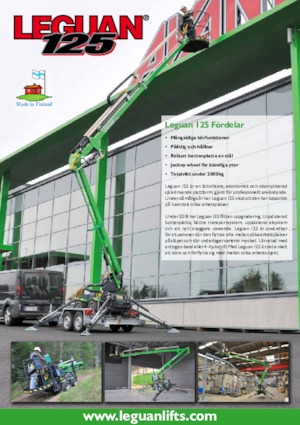 Zglobna podizna platforma na gusjenicama Avant Tecno Leguan 125M2