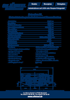 Zglobna podizna platforma na gusjenicama Oil & Steel Octoplus 21