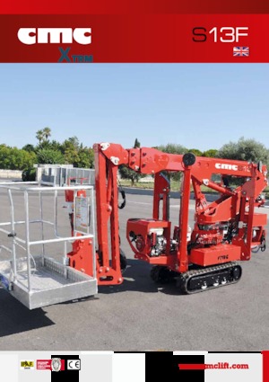 Zglobna podizna platforma na gusjenicama CMC S13F