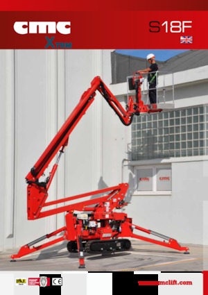 Zglobna podizna platforma na gusjenicama CMC S18F