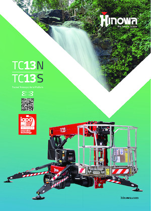 Zglobna podizna platforma na gusjenicama Hinowa TeleCrawler 13S