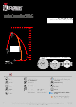 Zglobna podizna platforma na gusjenicama Hinowa TeleCrawler 22S