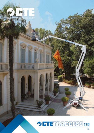 Zglobna podizna platforma na gusjenicama CTE Traccess 170 E