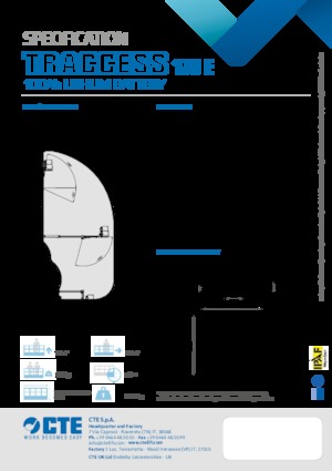 Zglobna podizna platforma na gusjenicama CTE Traccess 170 E