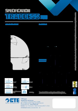 Zglobna podizna platforma na gusjenicama CTE Traccess 230