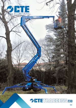 Zglobna podizna platforma na gusjenicama CTE Traccess 230 Winch