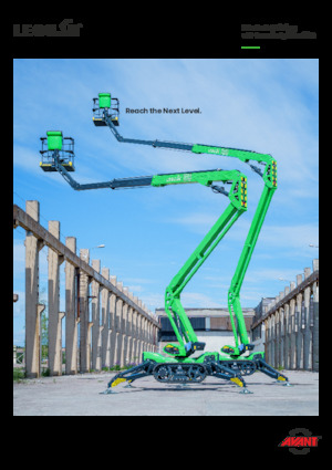 Zglobna podizna platforma na gusjenicama Leguan 225