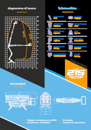 Zglobna podizna platforma na gusjenicama Socage Raptor 21 S