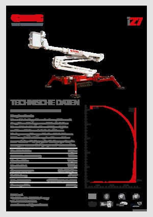 Zglobna podizna platforma na gusjenicama CMC i27