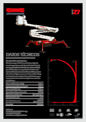 Zglobna podizna platforma na gusjenicama CMC i27