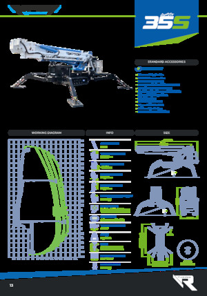 Zglobna podizna platforma na gusjenicama Socage Raptor 35 S