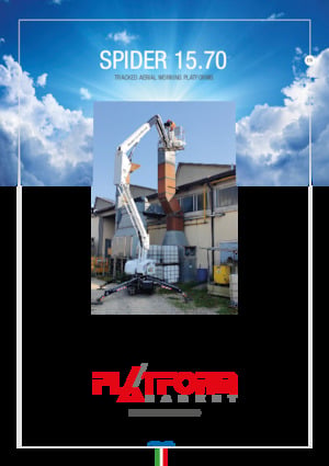 Zglobna podizna platforma na gusjenicama Platform Basket SPIDER 15.70