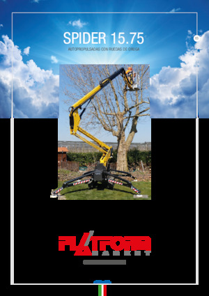 Zglobna podizna platforma na gusjenicama Platform Basket SPIDER 15.75
