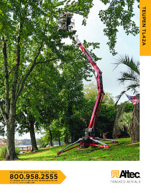 Zglobna podizna platforma na gusjenicama TEUPEN TL42A