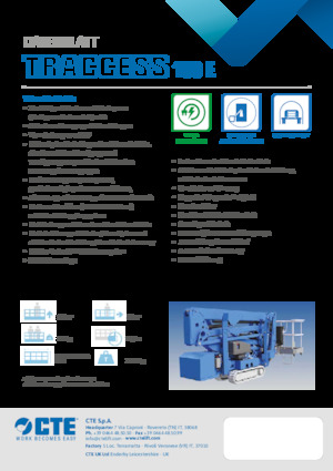 Zglobna podizna platforma na gusjenicama CTE Traccess 160 E