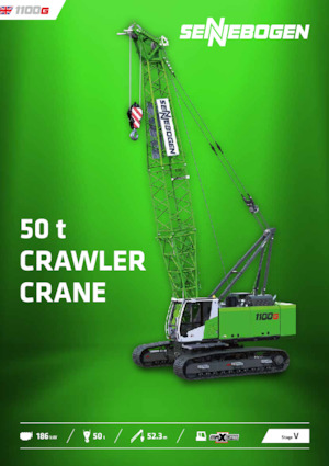 Dizalice gusjeničari - Rešetkasta grana Sennebogen 1100G