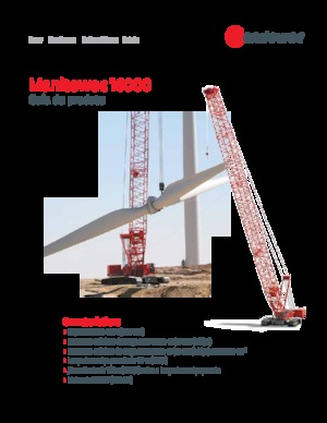 Dizalice gusjeničari - Rešetkasta grana Manitowoc 16000