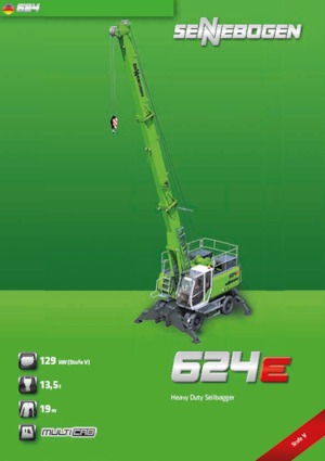 Dizalice gusjeničari - Rešetkasta grana Sennebogen 624 HD
