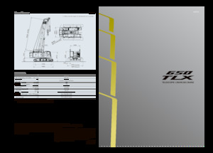 Dizalice gusjeničari - Rešetkasta grana Hitachi Sumitomo 650TLX