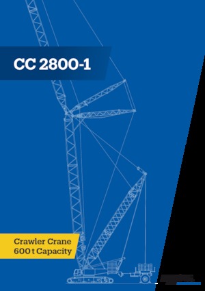 Dizalice gusjeničari - Rešetkasta grana Demag CC 2800-1