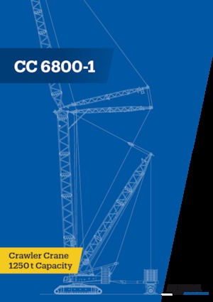 Dizalice gusjeničari - Rešetkasta grana Demag CC 6800-1
