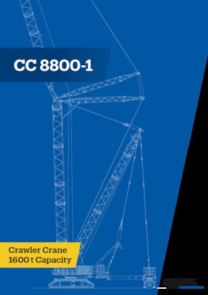 Dizalice gusjeničari - Rešetkasta grana Demag CC 8800-1