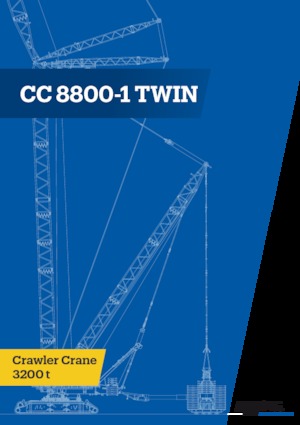 Dizalice gusjeničari - Rešetkasta grana Demag CC 8800-1 TWIN