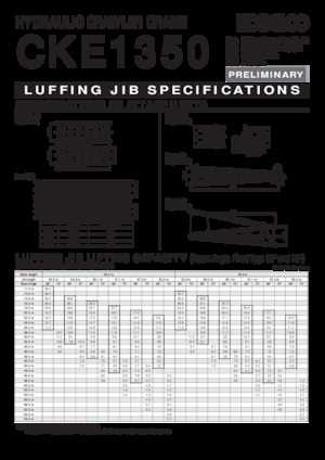 Dizalice gusjeničari - Rešetkasta grana Kobelco CKE 1350