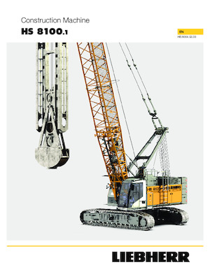 Dizalice gusjeničari - Rešetkasta grana Liebherr HS 8100.1 