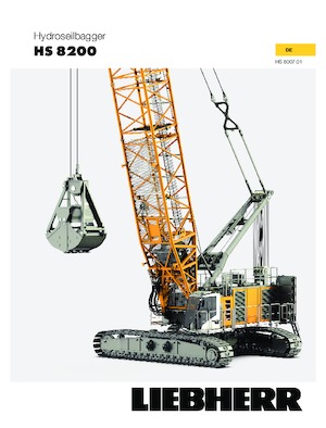 Dizalice gusjeničari - Rešetkasta grana Liebherr HS 8200