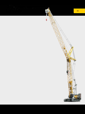 Dizalice gusjeničari - Rešetkasta grana Liebherr LR 1110 