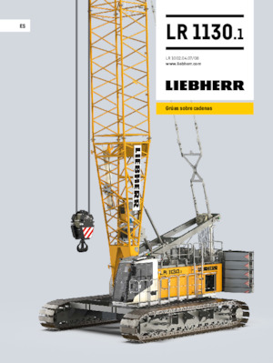 Dizalice gusjeničari - Rešetkasta grana Liebherr LR 1130.1