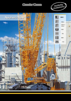 Dizalice gusjeničari - Rešetkasta grana Liebherr LR 1800-1.0