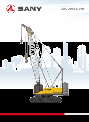 Dizalice gusjeničari - Rešetkasta grana Sany SCC1000E