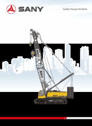 Dizalice gusjeničari - Rešetkasta grana Sany SCC1800