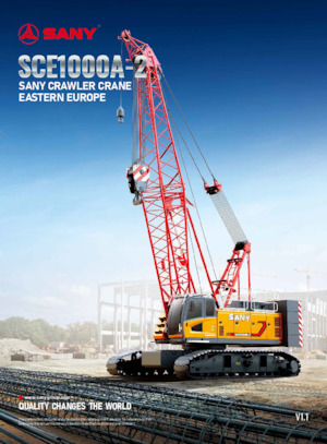 Dizalice gusjeničari - Rešetkasta grana Sany SCE1000A-2