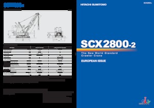 Dizalice gusjeničari - Rešetkasta grana Hitachi Sumitomo SCX2800-2