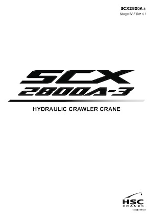 Dizalice gusjeničari - Rešetkasta grana Hitachi Sumitomo SCX2800A-3