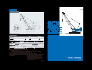 Dizalice gusjeničari - Rešetkasta grana Hitachi Sumitomo SCX700E