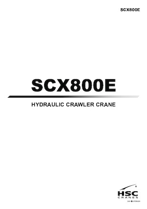 Dizalice gusjeničari - Rešetkasta grana Hitachi Sumitomo SCX800E