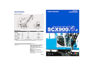Dizalice gusjeničari - Rešetkasta grana Hitachi Sumitomo SCX900HD-2