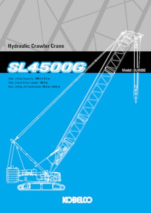 Dizalice gusjeničari - Rešetkasta grana Kobelco SL4500G
