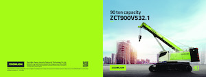 Dizalice gusjeničari - Teleskopska grana Zoomlion ZCT900V532.1