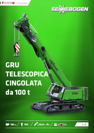 Dizalice gusjeničari - Teleskopska grana Sennebogen 6103 E