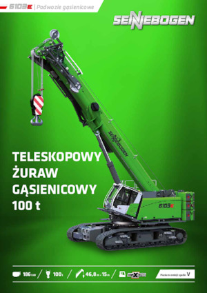 Dizalice gusjeničari - Teleskopska grana Sennebogen 6103 E